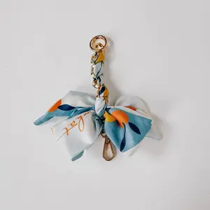 Charmed By Satin Bag Charms, Blue/Yellow/Orange What You Wish *final sale