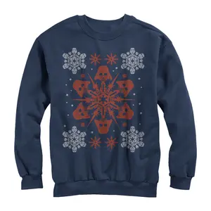 Men's Star Wars Christmas Darth Vader Snowflake Sweatshirt