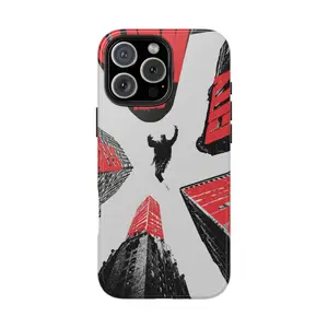 City Wall Tough Phone Case For iPhone 17 16 15 14 13 12 11, Samsung S25 S24 And More, Case Cover