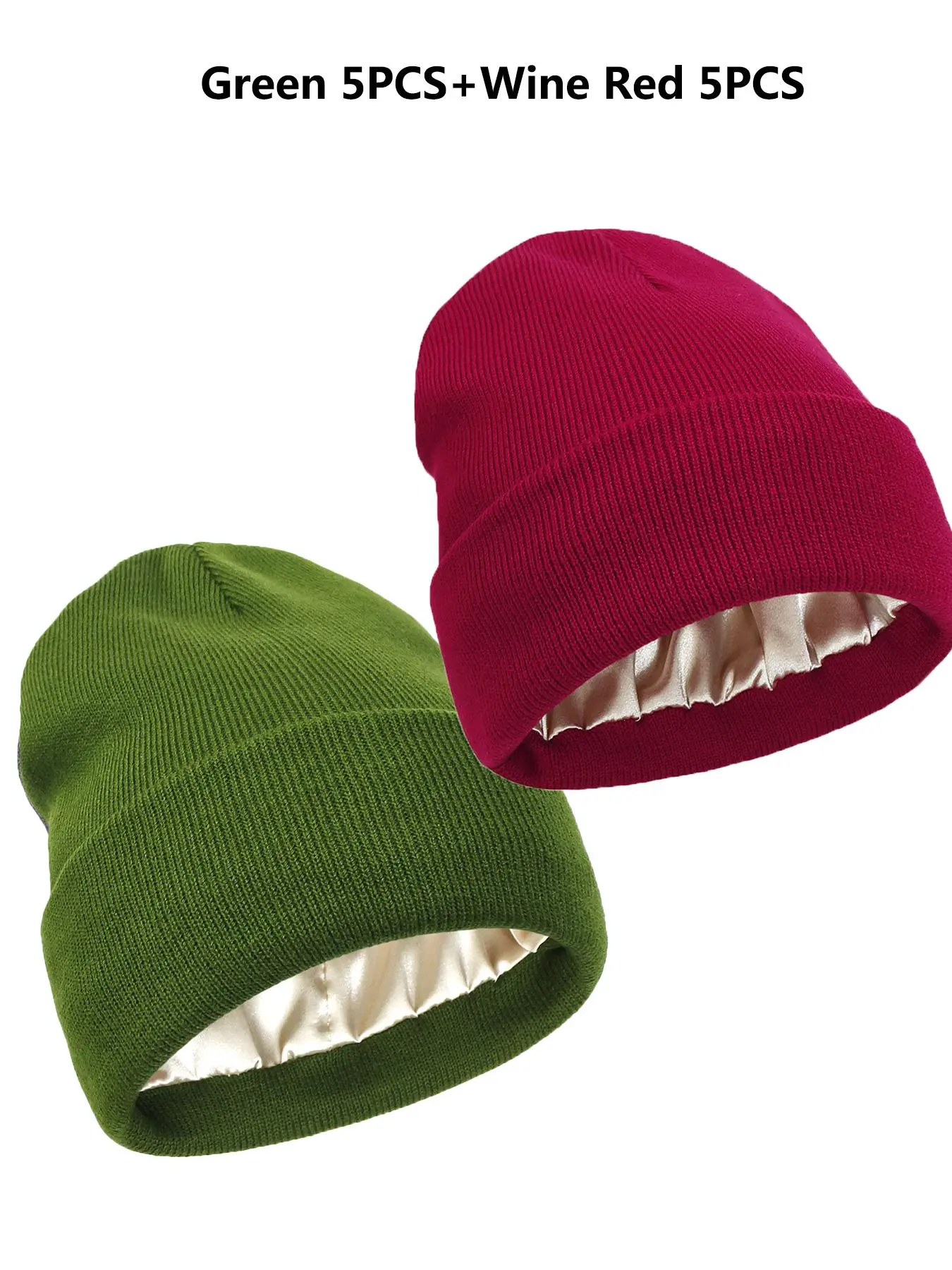 Green*5 pcs+Hot Pink*5 pcs