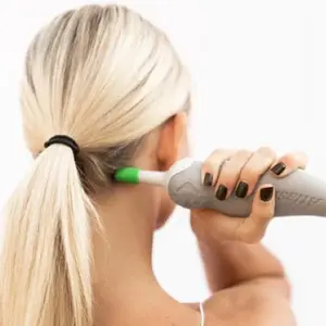 AtlasBIOvib Portable Neck Relief Device with Vibrational Technology for Muscle Comfort and Targeted Relief at Top of Neck Compact & Convenient for On-The-Go Use