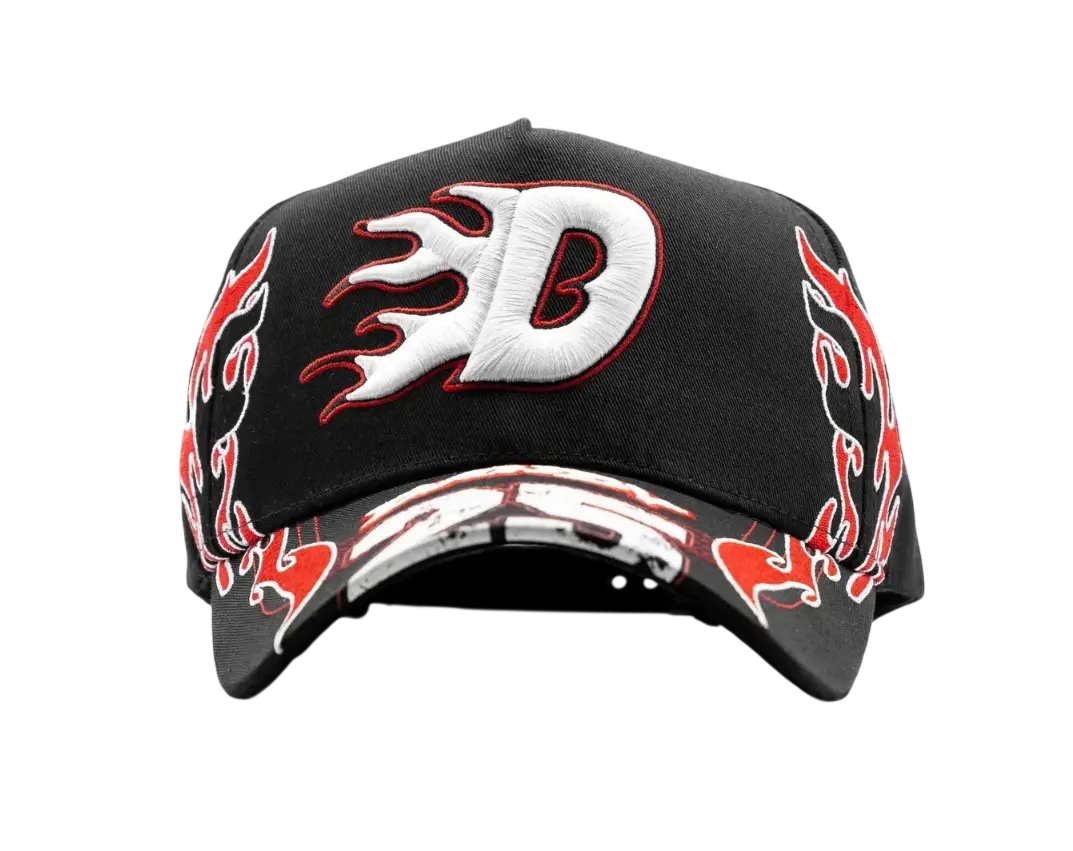 DANDY HATS DANDY 25 MOTO SNAPBACK HAT ONLY! DAND25 BLKRED