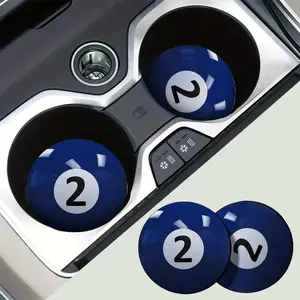 Car Coasters Set, High-Quality Anti-Slip，Internal Protection Decor, All-Season Gift, Birthday Present, Model Xinghao