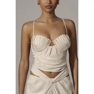 Natural Arielle Bustier Top