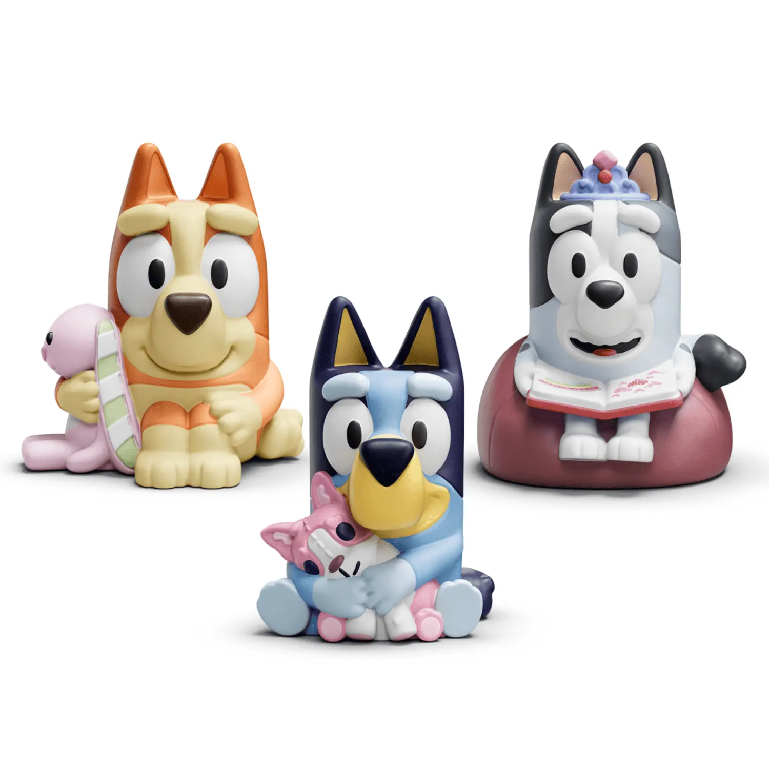 Bluey 3 Pack with Bluey, Bingo, and Muffin Tonies