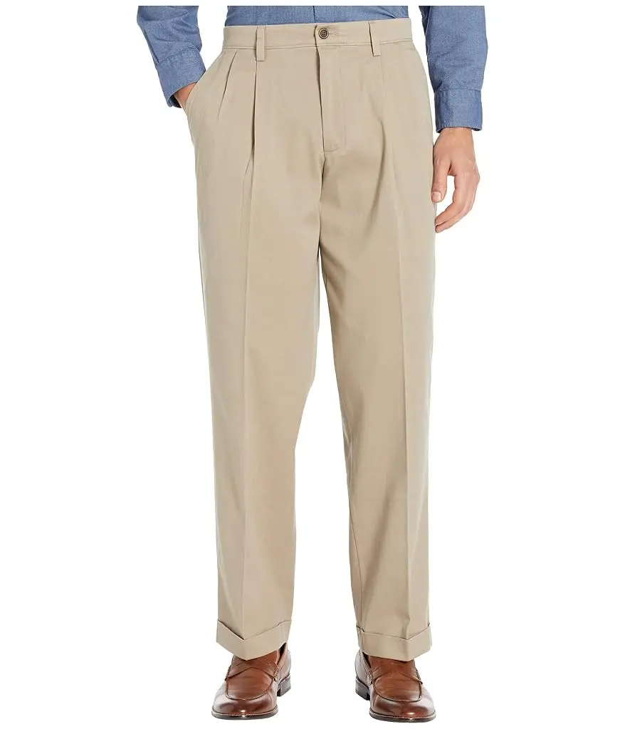 DOCKERS Men's 47739-0000 Casual Pants, Timberwolf, 36W x 30L