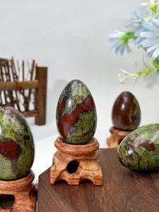 1PC Unique Dragon Blood Stone Egg Carving Piece, Desktop Decoration, Home Decor, Crystal Ornament, Easter Gift, Best Choice for Crystal Lovers