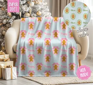 Striped Gingerbread Blanket