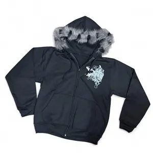 Ballistics Charcoal Fur Hoodie