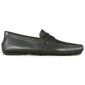 Bally Warno Fango Leather Drivers Fango (men) by StockX