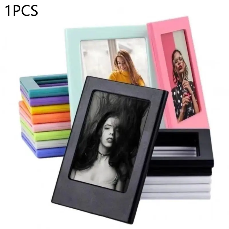 1PC ﻿3 inches mini acrylic Polaroid photo frame transparent acrylic card display photo frame diy combination table setting