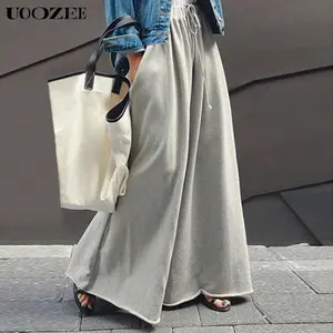 UOOZEE-LIVE Women's Leg Solid Color Pants - Simple and comfortable, , no sense of restraint, suitable for casual daily wear, home, easy party  trouser casual loose Womenswear Bottom