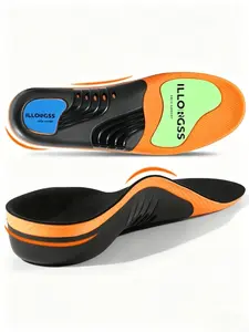 Pain Relief Orthotic Insoles, High Arch Support for Plantar Fasciitis, Unisex Flat Foot Correction, Work Boots Cushions