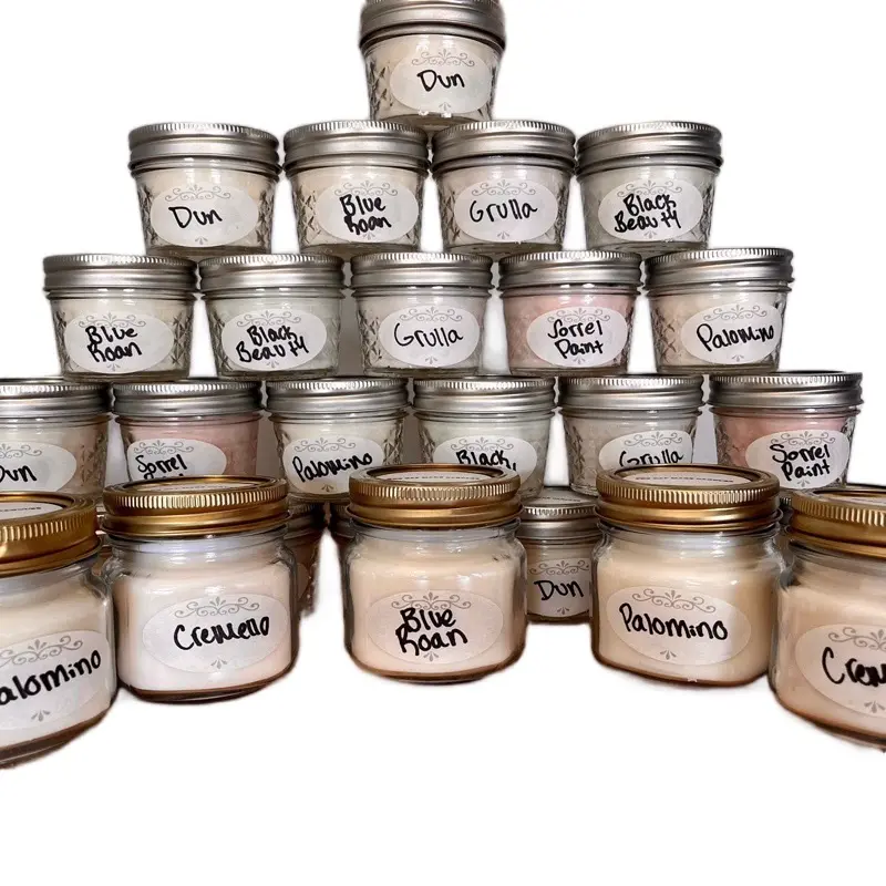 The Bay Mare Candles Slow-Burn Soy Wax Candles - Decorative Candles for Home Decor and Ornaments