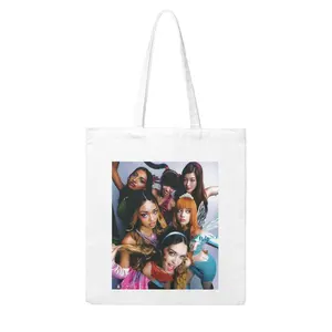 Yartlab Katseye Fan Print Canvas Tote Bag Reusable Casual Shoulder Handbag for K-Pop Lovers 2026