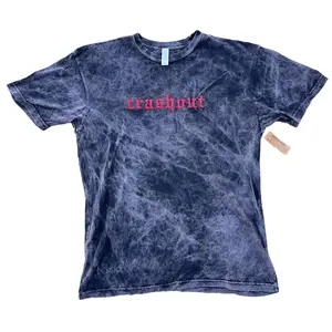 T-Shirt Crashout Vintage Tee Cotton Unisex True To Size Mineral Washed Alt Fashion