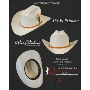 Larry Mahan's Straw Hats El Primero BTCUP / Sinaloa Style 15x Copa Chica
