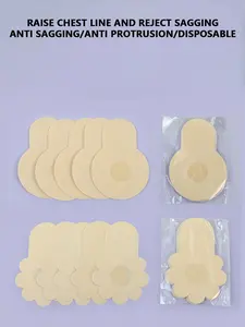 Women's Large Bust Disposable Non-Woven Lift Pads, Invisible Seamless Thin Breathable Push Up Bra Inserts, All Season Sexy Comfort