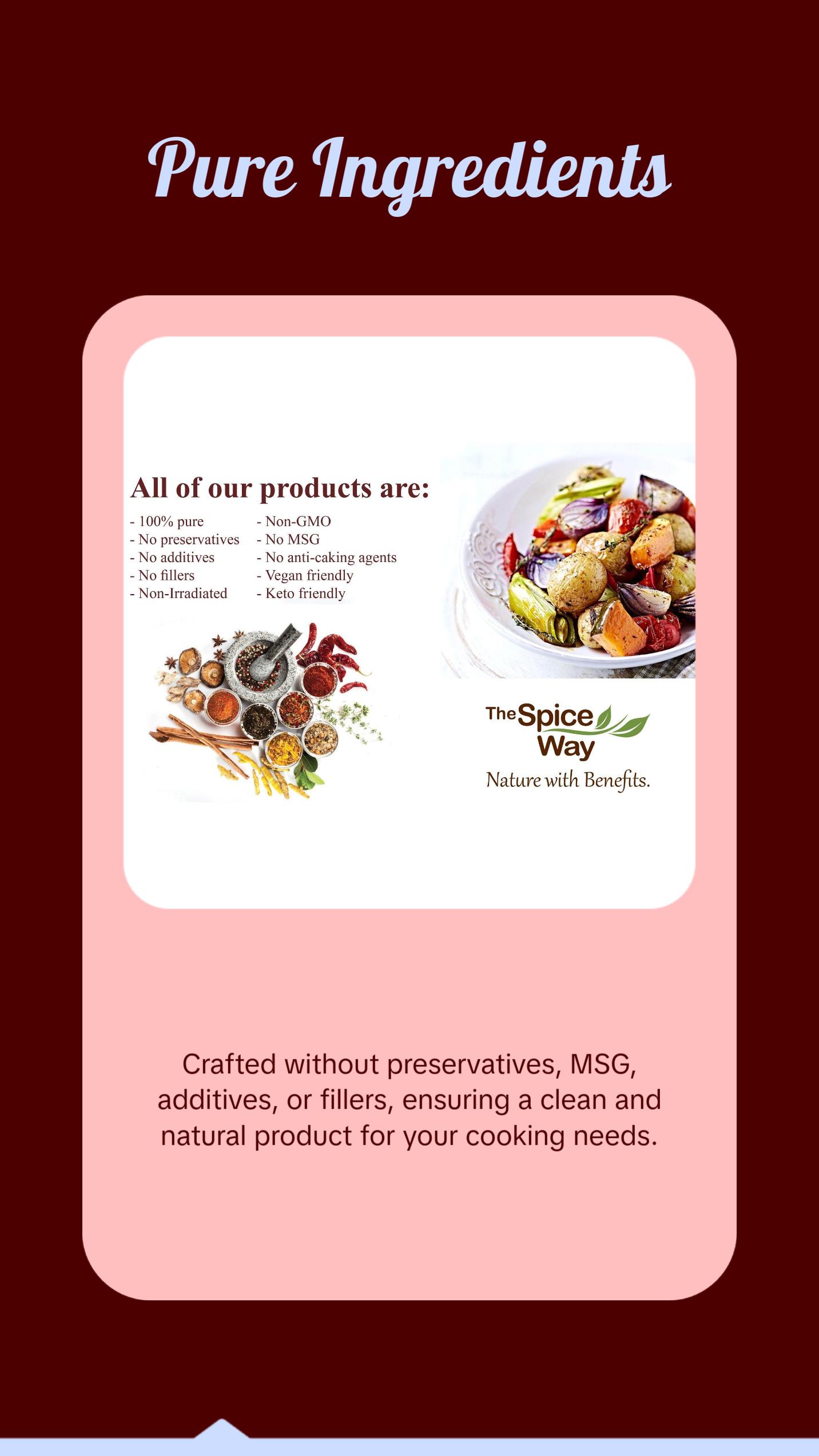 The Spice Way Annatto Powder - Pure & Fresh Achiote Seasoning - No Preservatives - Non-GMO