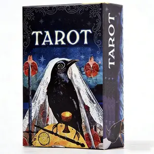 Gothic Crow Tarot Deck for Beginners and Pro Readers Card Set with Mystical Raven Imagery and Bird Symbolism for Daily Divination and Guidance Dark Aesthetic Spiritual Oracle Cards for Nature Lovers and Soul Reflection Practice Tool