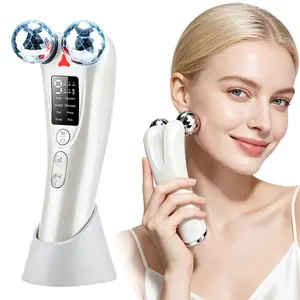 Facial Roller Beauty Device, 8 Modes 9 Intensity Levels, Light Facial Neck Lifting Massage, Skin Care Lifting Beauty Device