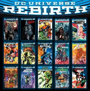 DC Comics "DC Universe Rebirth" 14-Comic Book Bundle - All #1 Issues