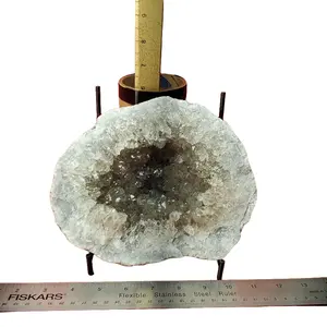 Geode half with Goethite