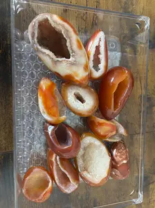 Carnelian Geodes with Tons of Drewsey