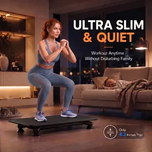 Multifunctional Vibration Plate Exercise Machine, 4-Mode Oscillation Platform for Full Body Fitness, Includes Remote & App, Ideal for Home & Office