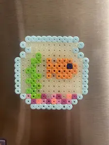 Perler Beads Mutlicolor Fish Bowl Magnets