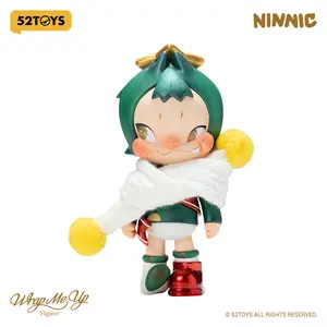 【Digital Encoding】52TOYS NINNIC Wrap Me Up Figure Black Friday Christmas Limited edition  Kawaii Creative Gift Room Decor Desktop Decoration Gift for  Birthday Party