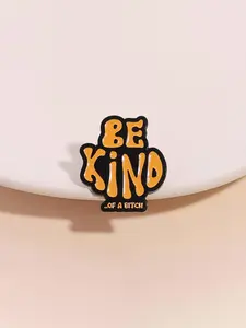Fashion Letter Pattern Alloy Brooch Pin, Cute Enamel Pin Hat Pins Suitable for Backpacks, Jeans, Scarves, Hats Decoration, Trendy All-match & Exquisite Brooch for Birthday Gift