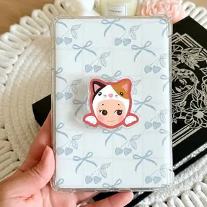 Cartoon Angel Baby Phone Grip – Cute Animal Costume Design, Bunny Strawberry Frog Cat Magnetic Grip Stand, Kawaii Phone Accessory Gift For Girls & Pet Lover Aesthetic