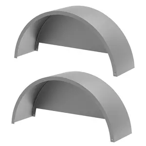 2 Pack Single Axle Trailer Fenders with Fenders Backs,Fits for 14”to 16” Wheels - 32” x 9” x 15” Trailer Fenders Replacement for Car Hauler Trailer,Cargo Trailer,Utility Trailer,Landscape Trailer