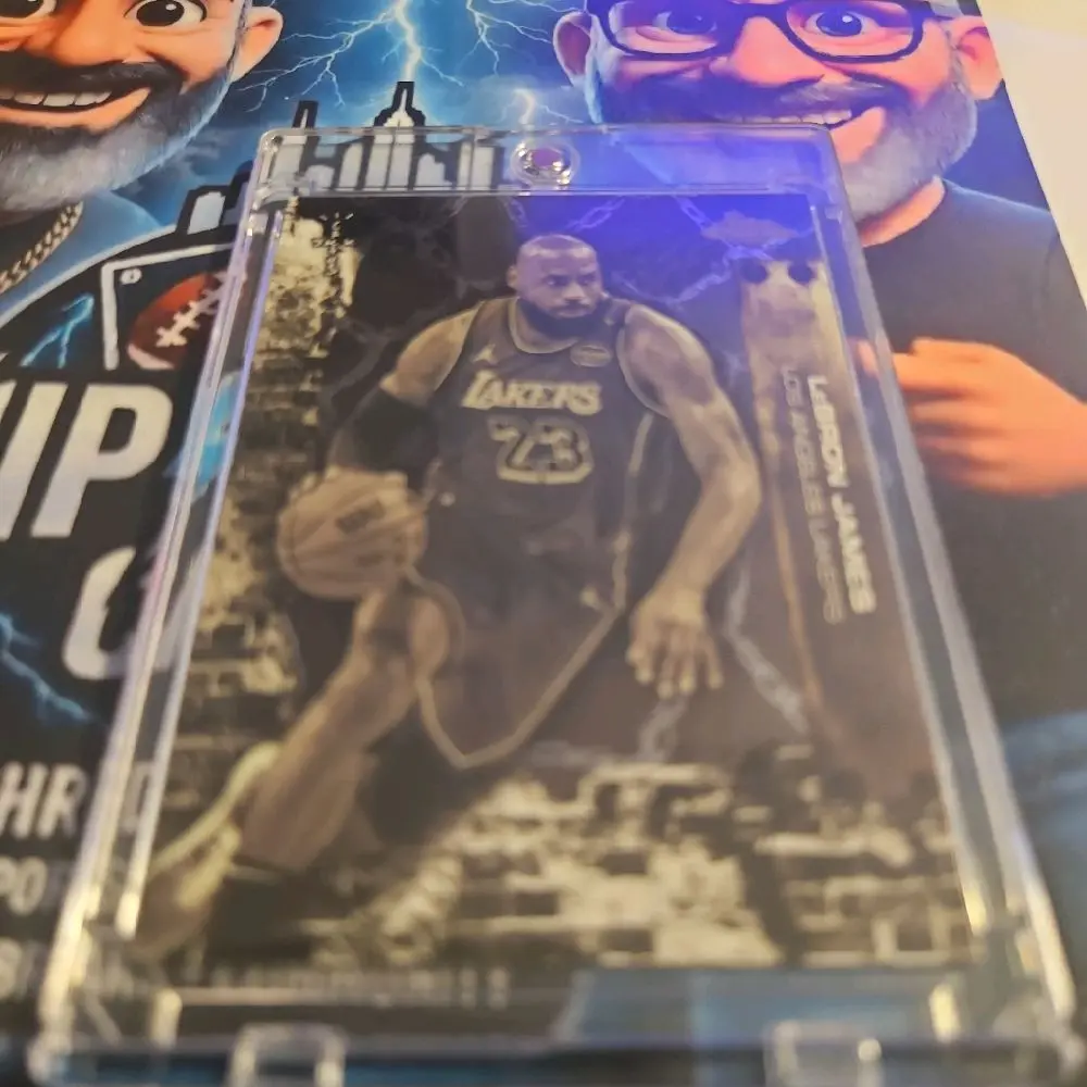 This card is a 2025-26 Topps Chrome Cactus Jack Basketball LeBron James #46