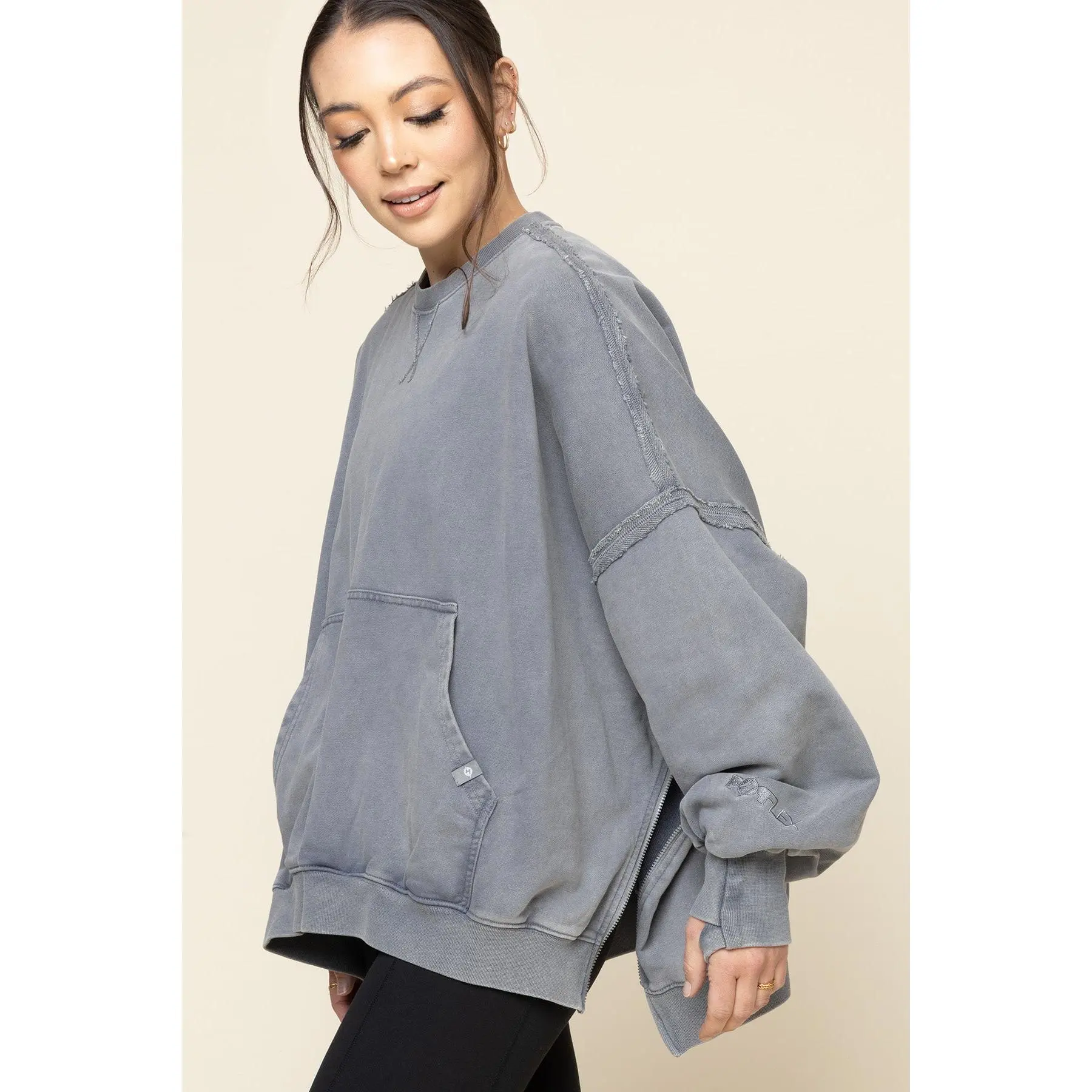 Boxy Crewneck - Vintage Grey