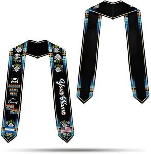 Custom Nicaraguans Graduation Sash 2025, Graduation Sash Stole Flag Nicaraguans Men Women, Nicaragua Graduation Stole 2025
