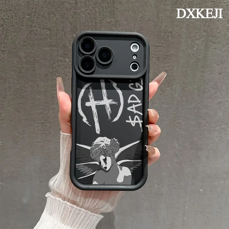 CaseCraz100 Sad Boyz 4 Life Junior H Aesthetic Smartphone Case, TPU Soft Silicone Cellphone Cover for iPhone 17/16/15 Pro Max/14/13/12/11 Plus, Fully Protected Shockproof Handheld Phone Accessories