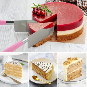 1pc Stainless Steel Cake Clip Creative Cake Cutter Cake Cutting Kitchen Baking Gadget, Cake Cutter/Pie Cutter/Pastry Cutter for Weddings, Birthdays, Parties, Cake Slicer for Even Slices for Cakes