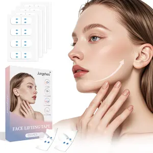 Invisible V-Face Lifting Tape, 120pcs Face Instant Lifting & Sculpting Tape for Waterproof Anti-Wrinkle Strips, Hooded Eyes/Jawline Face Sculpting Tool , Ultra-thin and Breathable Face Lifting Tapes