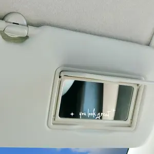 Unique You Look Great! Car Decal for Rear View Mirror or Car Bumper