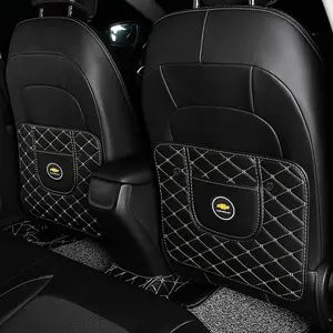 Chevrolet Camaro Ss Rs Lt Zl1 Car Seat Storage Organizer, Luxury Leather, Durable Anti-Scratch, Easy Clean, Custom Logo, Automotive Interior