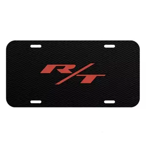 For RT R/T vehicles License Plate New Car Tag Metal thin Aluminum USA, Car Tag, Best Gift for New Driver
