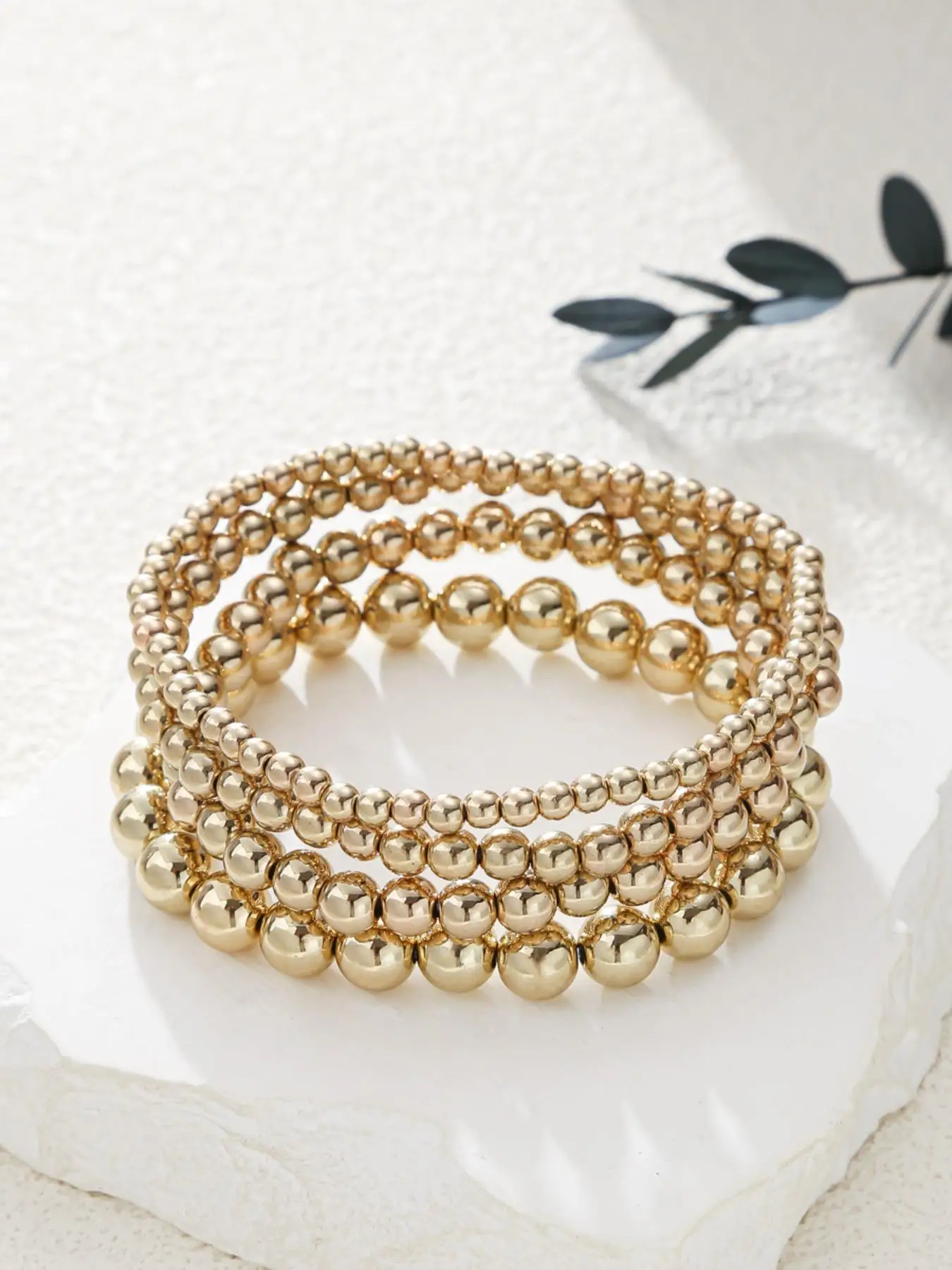 Men's Simple Fashion Beaded Bracelet for Women & Girls, Fashion Jewelry, Trendy All-match & Exquisite Jewelry for Birthday Gift