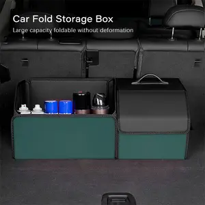 Car Storage Box Large Capacity Tool Organizer, Durable Automotive Container for Tools & Accessories, Essential Vehicle Organizing Solution
