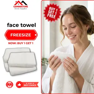 Soft Cotton Hand Towels (Buy 1 Get 1 Free) - Multi-Purpose Towel Set for Bathroom, Kitchen, and Gym - Ultra Absorbent