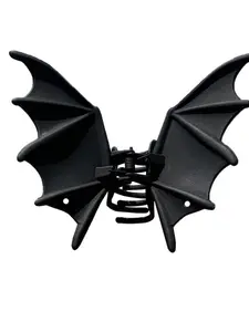 Edgy Bat Hair Claws -  Gothic Punk Hair Clips for Women, Statement Hair Accessories for Halloween & Daily Outfits
