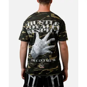 Culture Kings X WWE John Cena Ruthless Aggression Vintage T-Shirt Woodland Camo