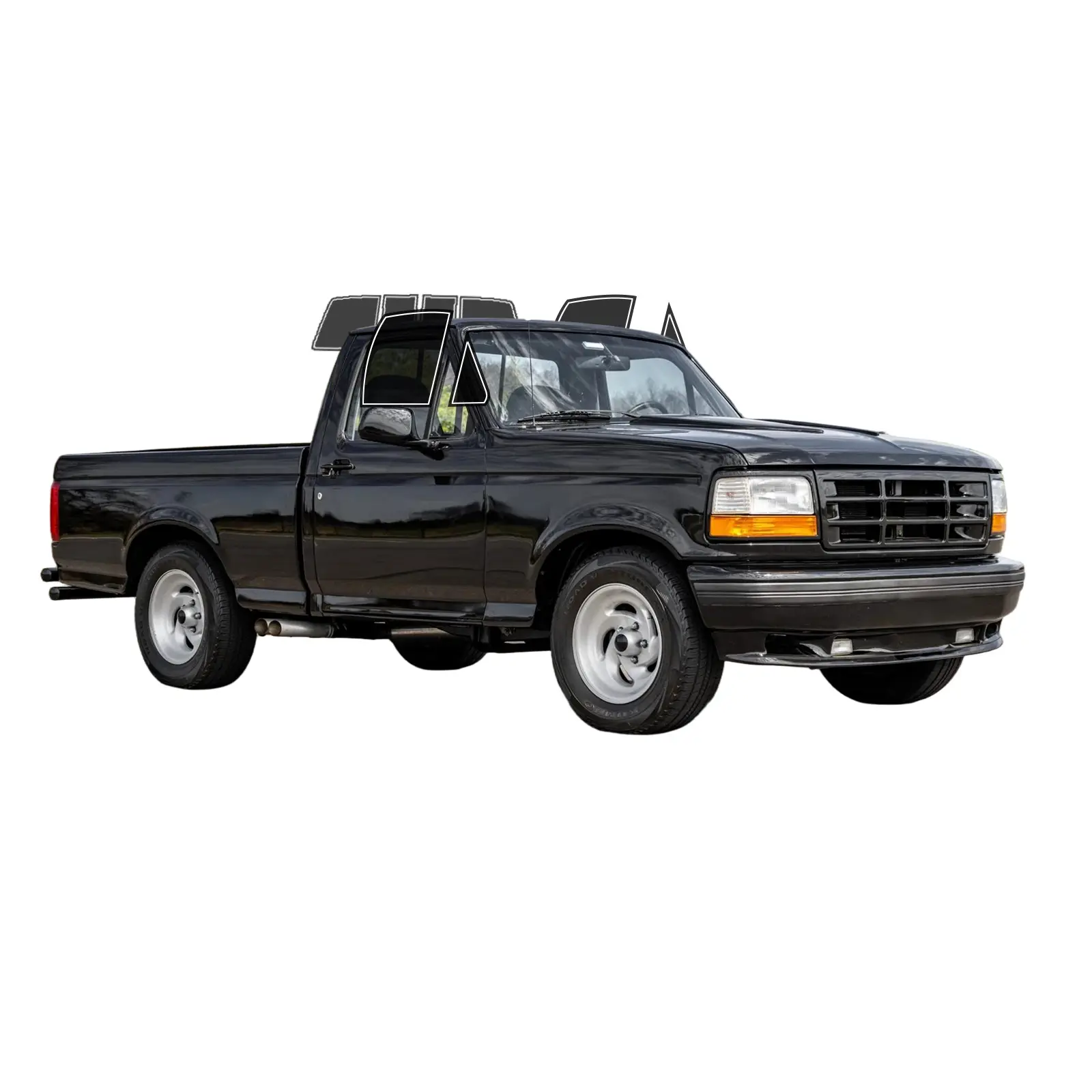 2-Ply Precut Car Window Tint Film Kit for 1992-1996 Ford F150 Regular Pickup Truck - No Trimming Needed, Easy Installation, Anti-Shatter, UV Blocking, Privacy Protection, Heat & Glare Reduction, Manufacturer Warranty, Sun Window Films & Solar Protection,
