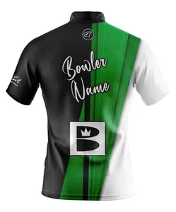 Brunswick Bowling jersey “Mint” Custom Name